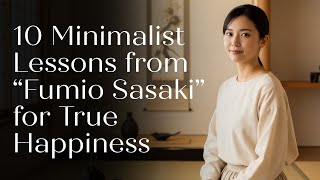 10 Minimalist Lessons from Fumio Sasaki for True Happiness