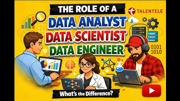 Confused Between Data Analyst, Scientist & Engineer? WATCH THIS! || TALENTELE || DATA SCIENCE