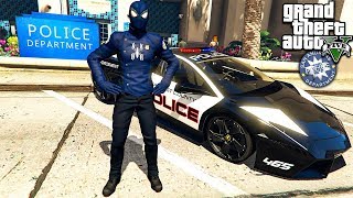 ЧЕЛОВЕК ПАУК СТАЛ ПОЛИЦЕЙСКИМ В ГТА 5 МОДЫ! SPIDER MAN ОБЗОР МОДА В GTA 5! ИГРЫ ГТА ВИДЕО MODS