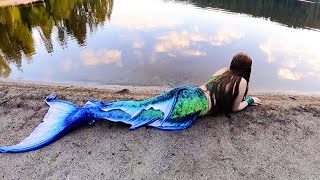 Mermaid on the Beach at Sunset | Mermaid Videos