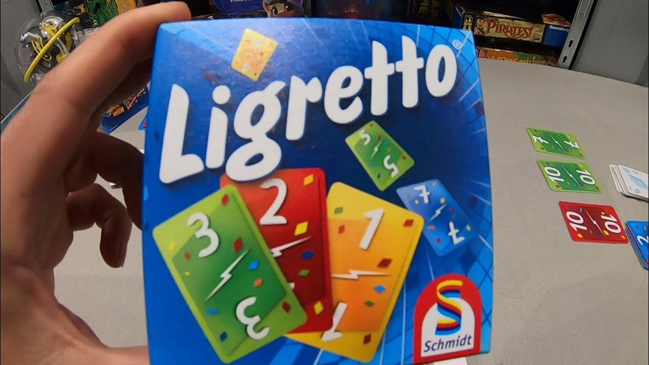 Ligretto - Comment jouer une partie avec règle du jeu en vidéo. 
