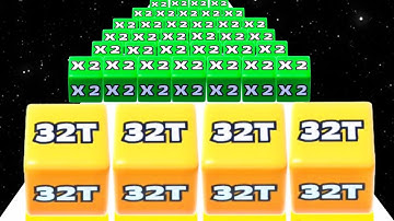 Jelly Run 2048 vs Dark Hole - All Level Gameplay Walkthrough (ASMR, Max Level)