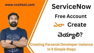 How to Create a ServiceNow Account & Setup Personal Developer Instance (PDI) | call 9052520090
