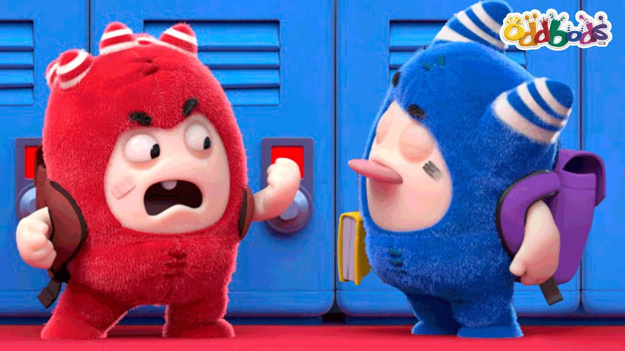 ⁣Oddbods | YENİ | Bebek Fuse Okula Geç Kaldı - Late For School | Çocuklar Için Çizgi Filmler