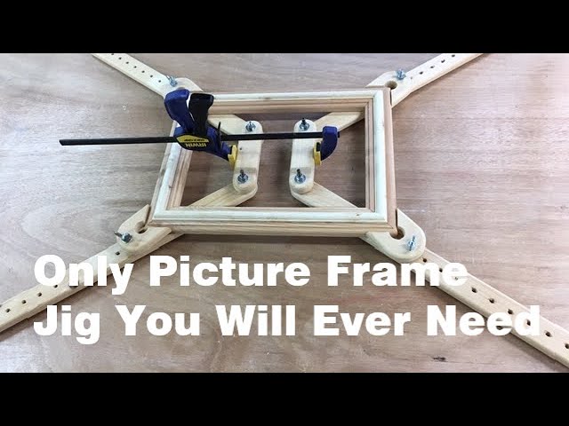 How to make a picture frame clamping jig. 