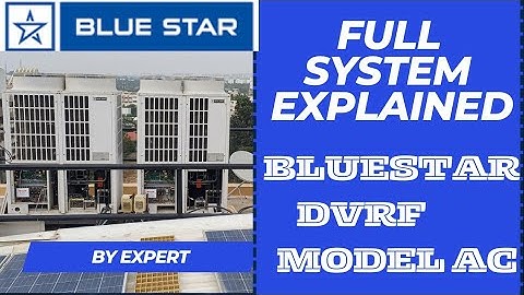 DVRF Bluestar VRF Full Details | Bluestar  DVRF  kaise kaam karta hai | 30HP  |  #Hvacsupporttechie