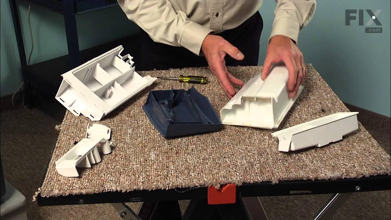Kenmore Washer Repair How to replace the Detergent Dispenser Drawer YouTube