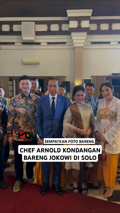Chef Arnold Ceria Banget Foto Bareng Jokowi #jokowi #rumahjokowi #chefarnold
