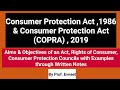 Consumer Protection Act 1986 & 2019 | Rights of Consumer | Consumer Protection Councils | CS  | CA