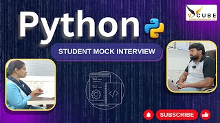Python mock interview 2024 |  student mock inter view | PYTHON Interview for Fresher |  V cube