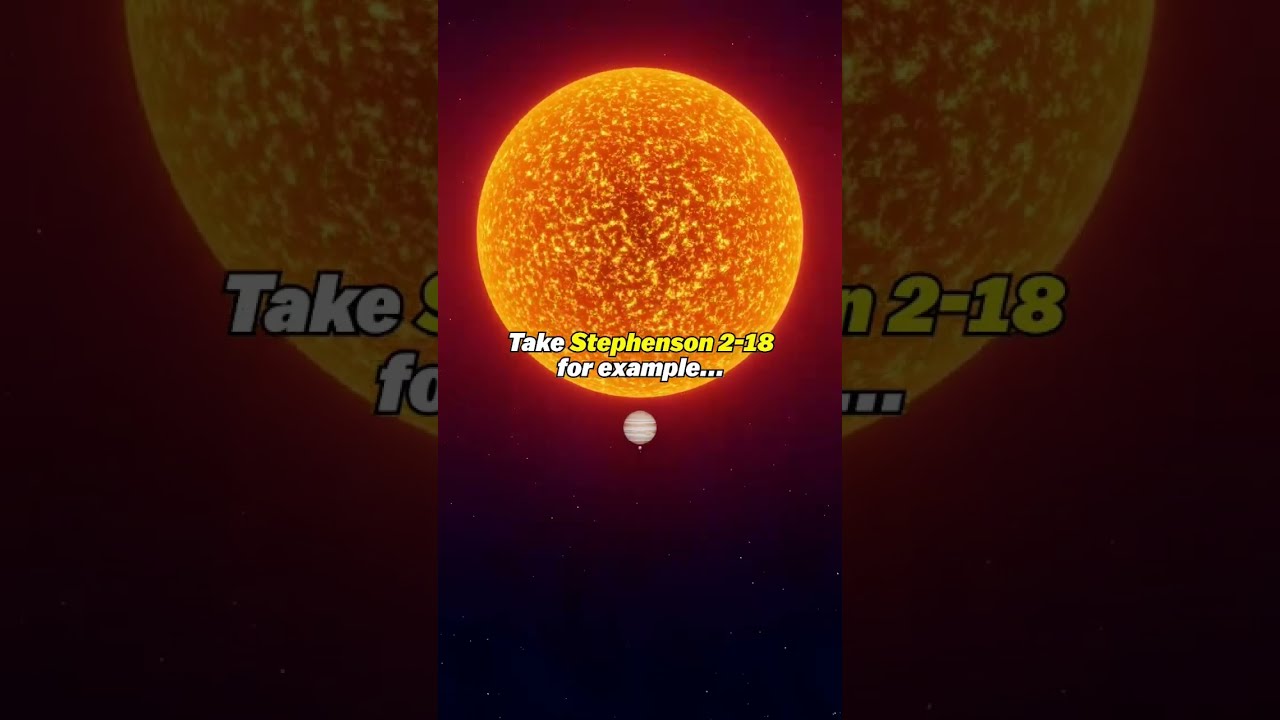 The Sun Is ACTUALLY Small Space Stars