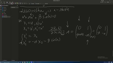 Proving Stability Of Pendulum Motion