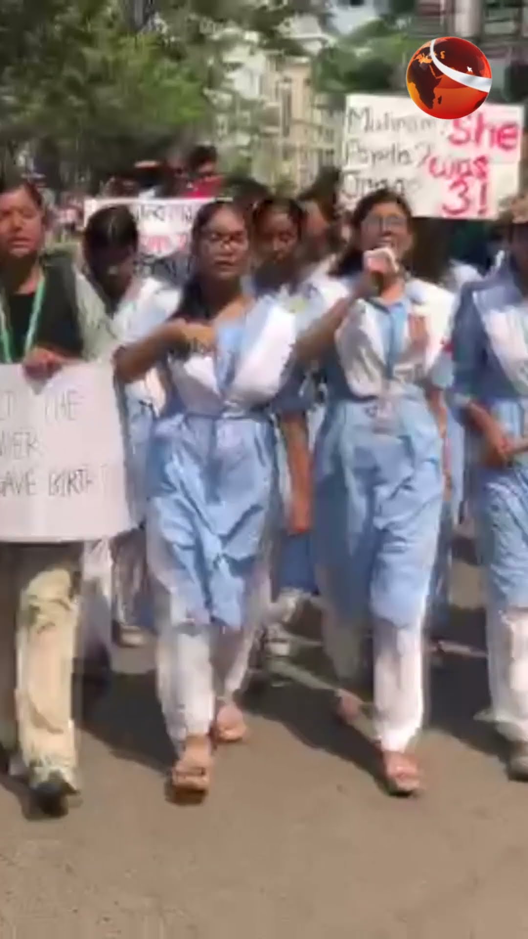 ধর্ষণ ও নারী শিশুদের নির্যাতনের প্রতিবাদে ভিকারুননিসার শিক্ষার্থীদের বিক্ষোভ #student #Channel24