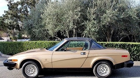 Enjoy This Very Original 1980 Triumph TR8