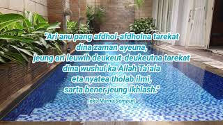 Mama Sempur ... Tholab Ilmi, Sarta Bener Jeung Ikhlash Eks Mama Sempur. Salaam