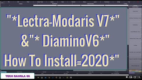 Lectra Modaris V7 & DiaminoV6 Installing