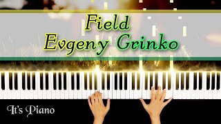 Field - Evgeny Grinko | Piano cover | Piano Synthesia | Relaxing Piano | Solo Piano Tutorial Resimi