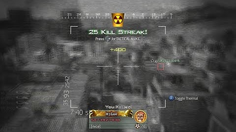 Classic MW2 Favela Nuke with M4A1 44-3