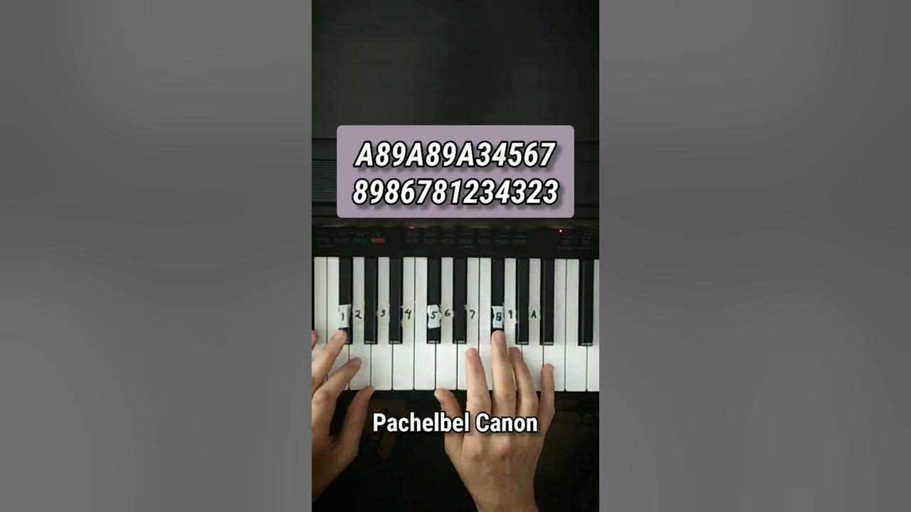 Pachelbel - Canon in D piano tutorial