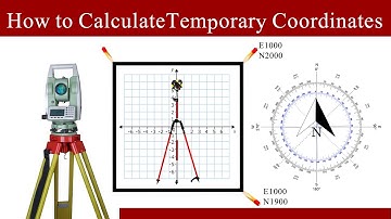 How to Calculate Temporary Coordinates| Manual Coordinates Calculations| How to Create Coordinates