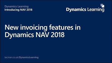 Dynamics NAV 2018 - Nieuwe factureringsfuncties