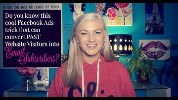 The Best Way to Convert Past Website Visitors into Email Subscribers { JUST THE TIP }