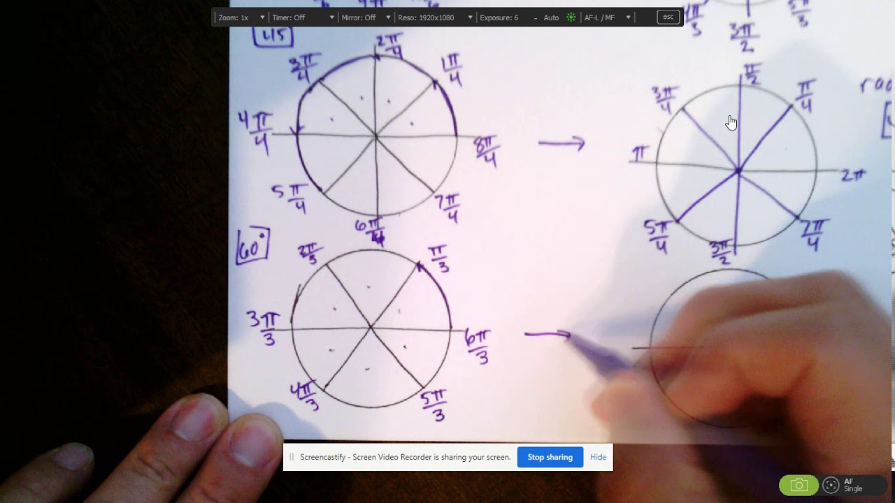 4. Radians in 60 Degrees YouTube