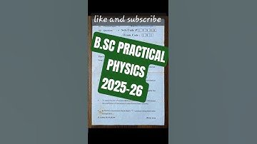 B.SC I PHYSICS PRCTICAL I 2025-26 #highaimstudypoint #physics #practical
