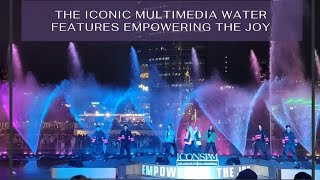 The ICONIC Multimedia Water Features Empowering the Joy การแสดงระบำสายน้ำยาวที่สุด @ICONSIAM