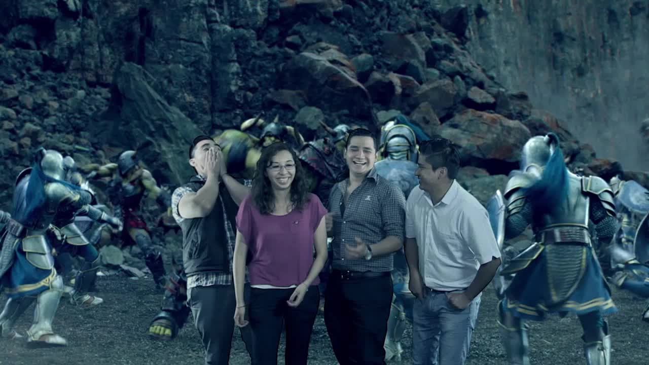 Jorge Carlos, Oscar, Josue & Anaid GRITO DE GUERRA warcry unmade