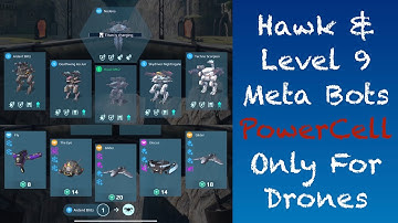War Robots: Want to Save Power Cells? Use Drone! Hawk and Level 9 Meta Bots