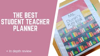 THE BEST STUDENT TEACHER PLANNER REVIEW| TIMETOLEARN TV