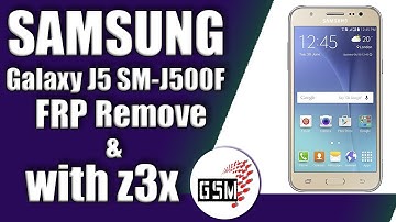 Samsunng Galaxy J500F Frp Bypass with Z3X Box | J500F Frp Bypass | J5 Frp Remove | Remove Frp J500F