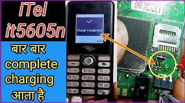 itel it5605n charging complete solution || charge complete problem