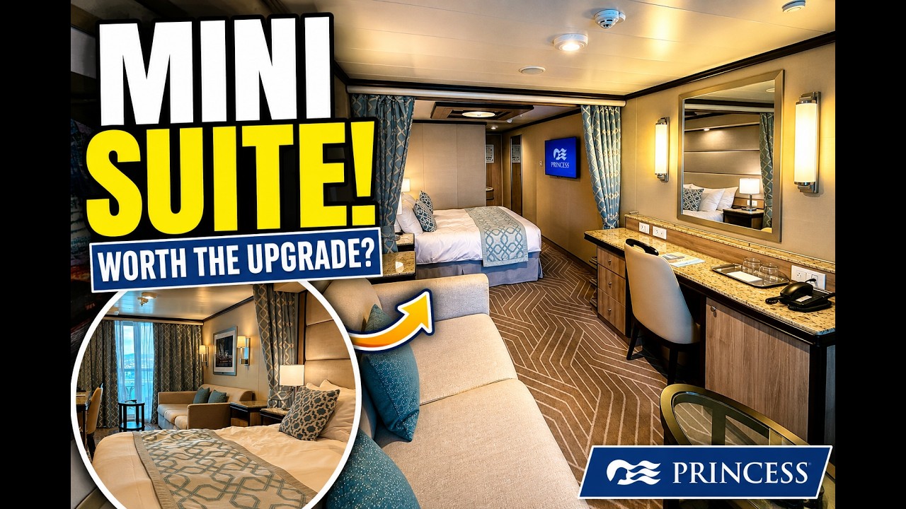 Enchanted Princess Mini Suite Tour | Balcony, Storage & Full Cabin Review
