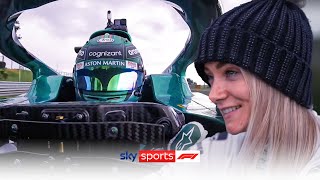 Behind the Scenes at Jess Hawkins' Aston Martin test! 🔥