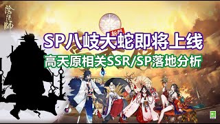 新式神SP八岐大蛇，陰陽師高天原篇大量SSRSP落地分析！ 