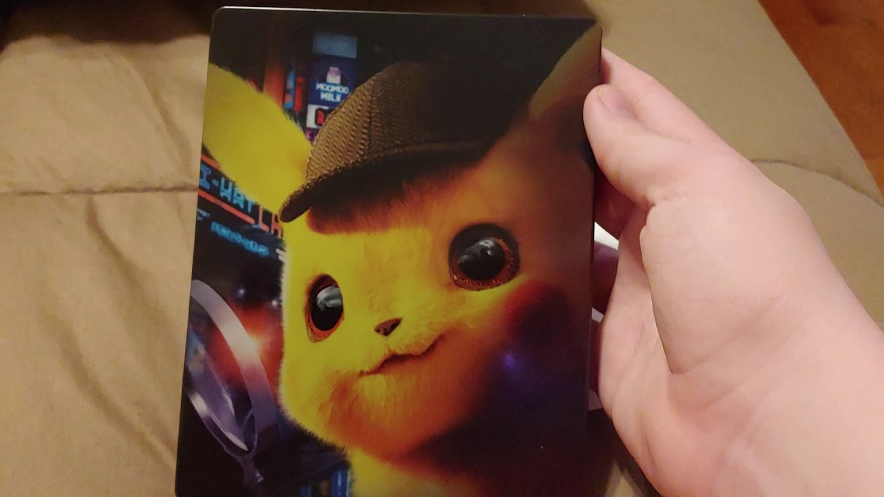 Pokemon detective pickachu 4k steelbook unboxing - YouTube
