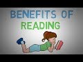 Why you should read books   the benefits of reading more animated