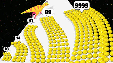 Dino Egg Run - Level Up Dinosaur Egg Max Level Gameplay