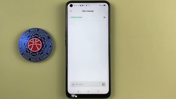 One-handed keyboard mode, floating keyboard, hovering on OPPO A54 Android 11