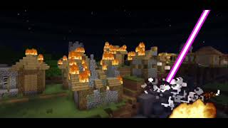 Shin Godzilla Atomic Breath Scene but in Minecraft