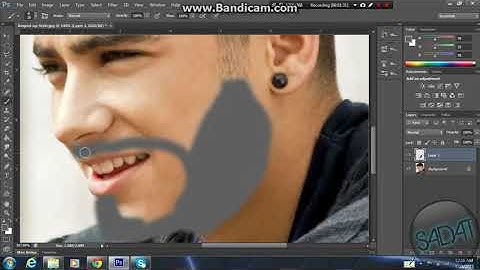 How to make beard in photoshop cs6 HD