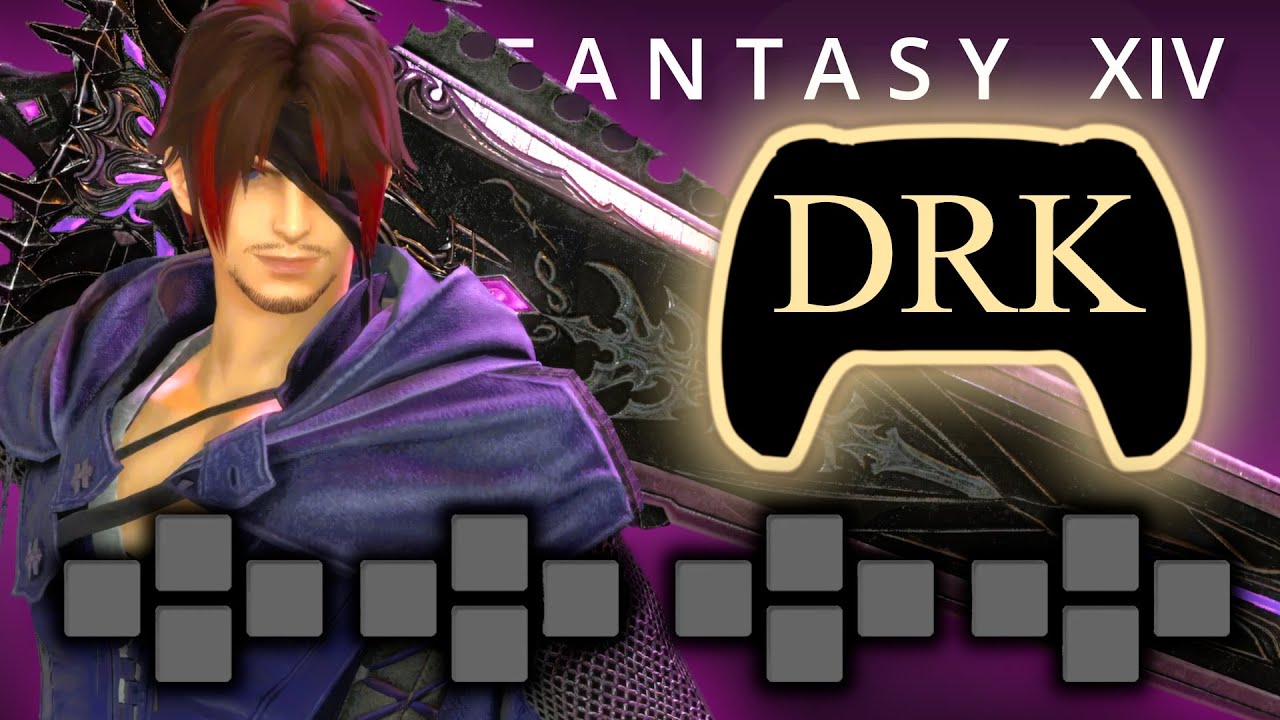 FFXIV: Темный рыцарь 100 уровня. Схема управления 🎮