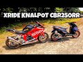 Pasang Knalpot CBR250RR ke XRIDE BORE UP