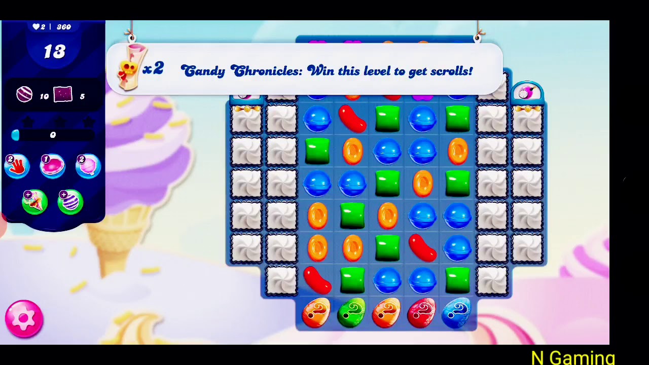 Candy crush saga game Level 360 YouTube