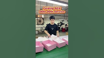 Creative Design Folding Gift Box. #foldingbox #packagingboxfactory #giftboxfactory #foldablebox