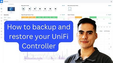 How to backup and restore your UniFi Controller
