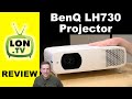 Super bright led projector benq lh730 business projector review  4000 ansi lumens