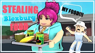 Stealing FOOD in BLOXBURG